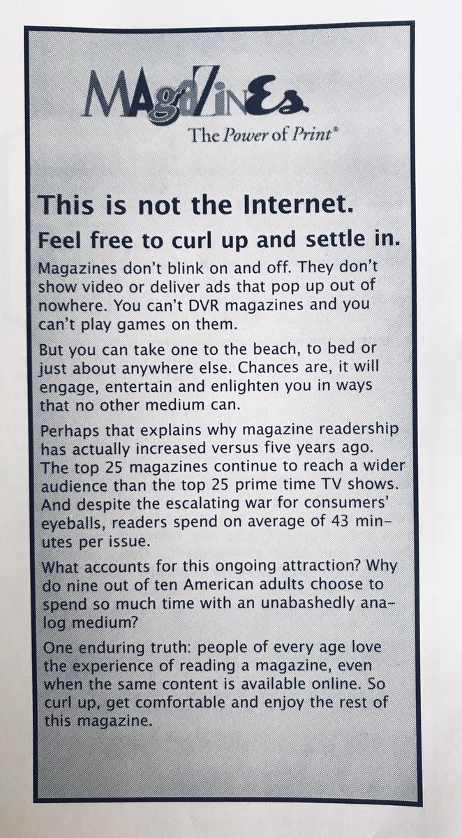 sara_franka's tweet photo. “Magazines, The power of print” https://t.co/RsQNgchcUX