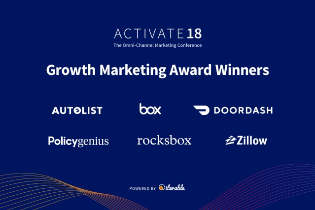 lesliewilson's tweet photo. Here are the rock stars of growth marketing, needless to say they have a great partner @Iterable. #activate18 https://t.co/BnEivPjo8t https://t.co/4z2LowCJvb