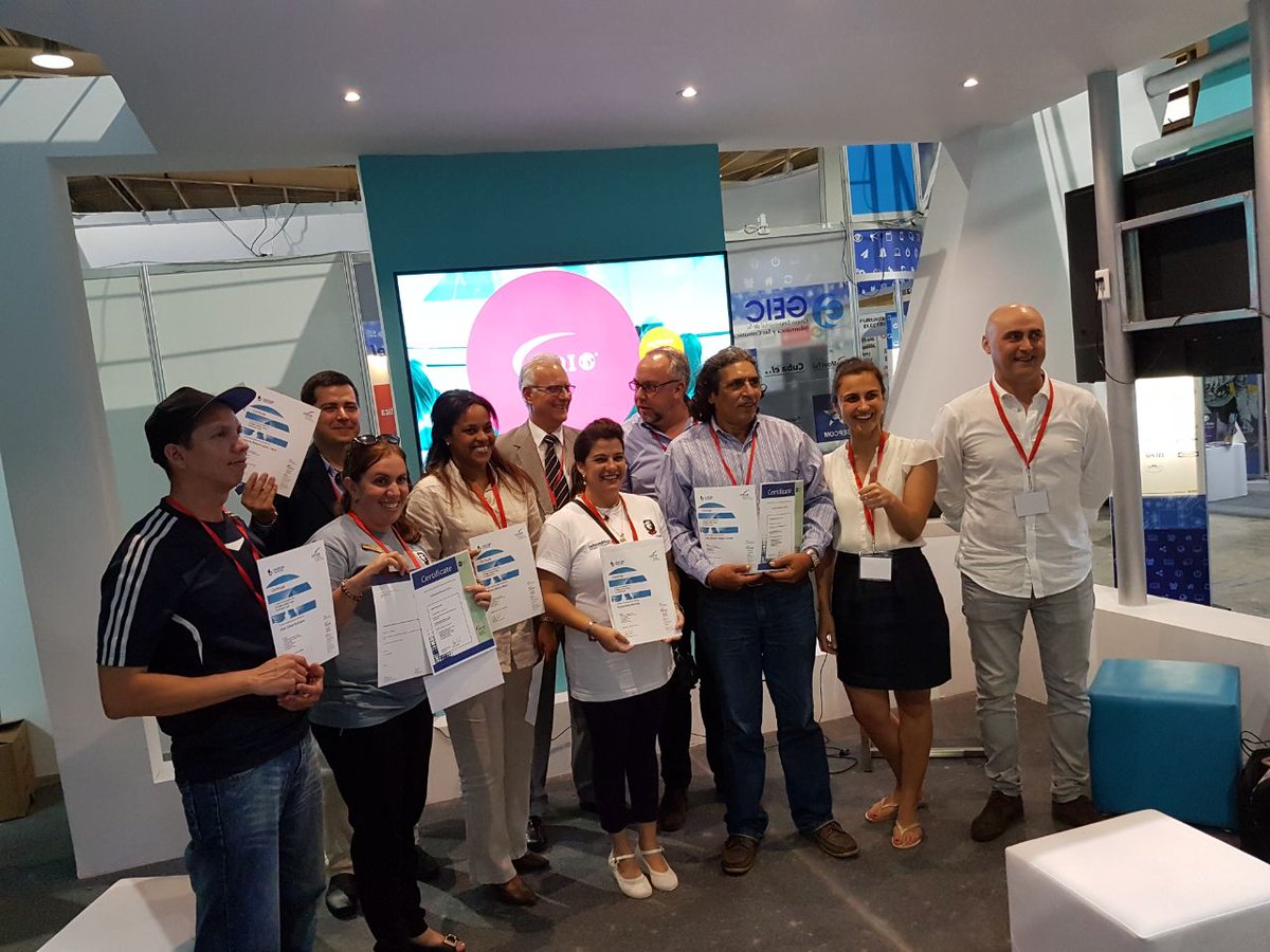 iSQICert's tweet image. Happy #TBT!Last week at #informatica2018 conference, iSQI was more than happy to congratulate the future trainers from DeSoft who passed their exams for @ISTQBORG CTFL &amp;amp; @IREBinternat FL. As a result, DESOFT is one of the first training providers for those certifications in #Cuba