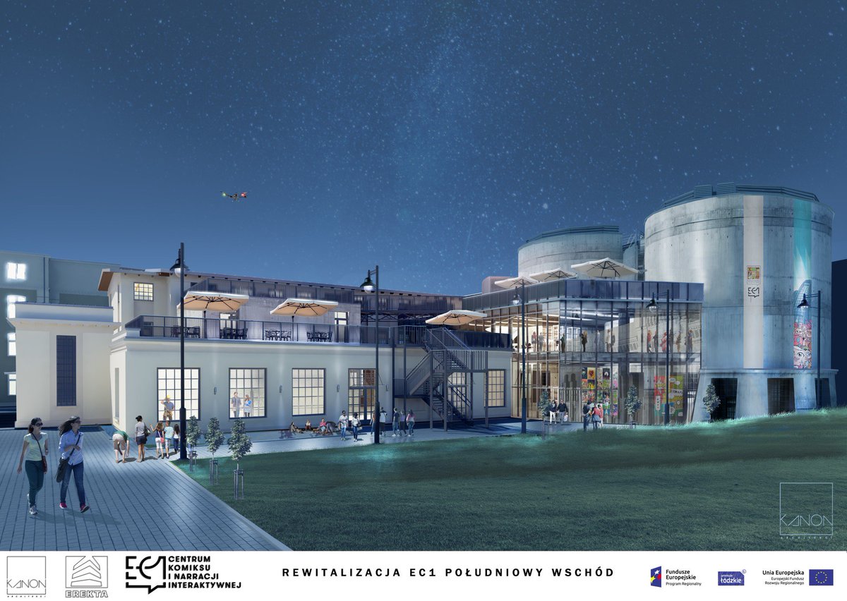 mfkig's tweet photo. Something's happening in Lodz! The Centre of Comics and Interactive Narration has been given a set of wonderful visualisations. We can't wait for the opening! https://t.co/mbPAxBldNQ