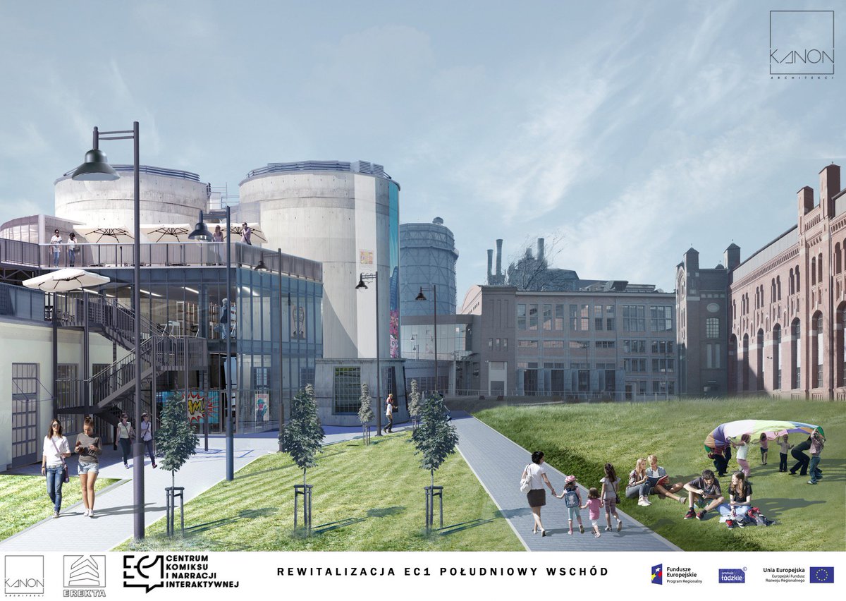 mfkig's tweet photo. Something's happening in Lodz! The Centre of Comics and Interactive Narration has been given a set of wonderful visualisations. We can't wait for the opening! https://t.co/mbPAxBldNQ