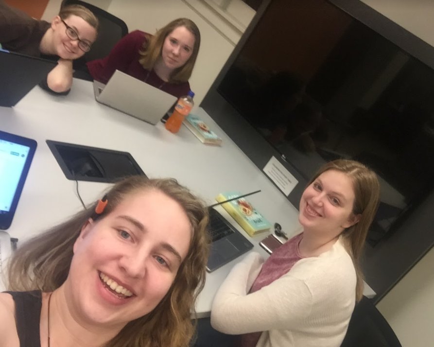 thenutmeg98's tweet photo. @emw3313 @EliseHughesTSU @officallynerdy It was an adventure! #TSUYAlit https://t.co/fdHS0CuJq1