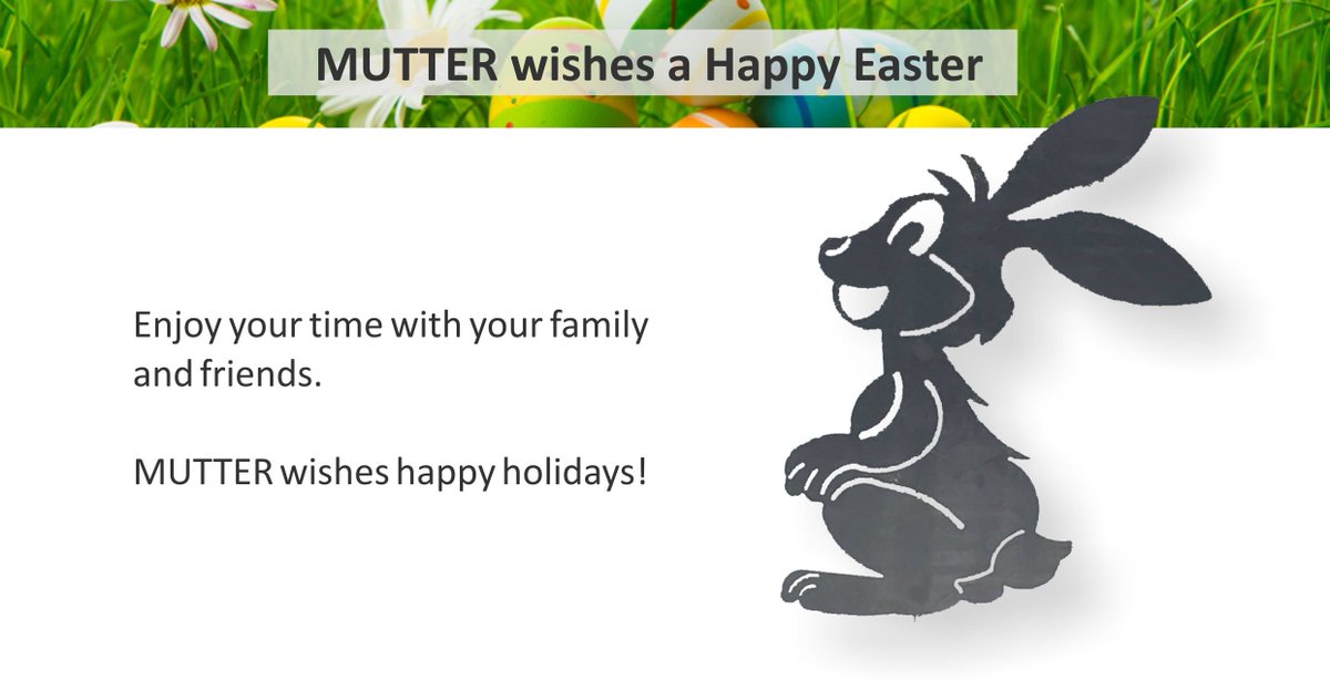 muttersolutions's tweet image. #HappyEaster from MUTTER solutions!