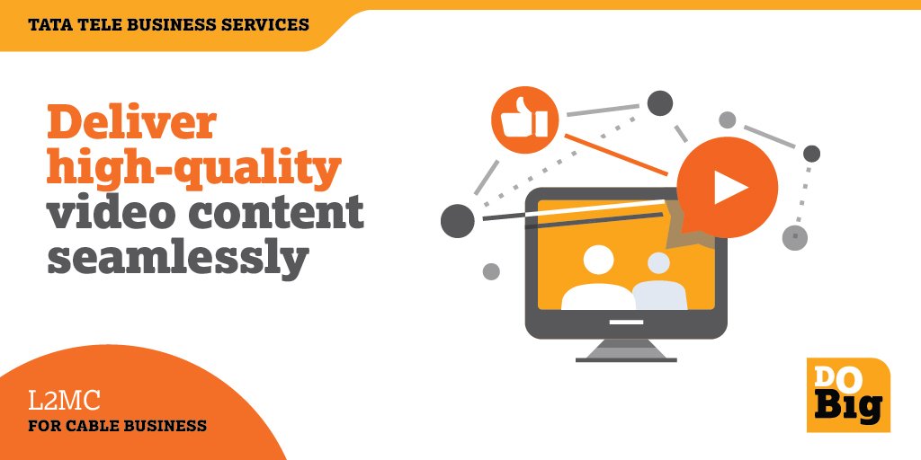 TataTeleBiz's tweet photo. With #digitization, the consumption of high-quality video content has increased drastically. Understand how adopting an advanced multicast #technology can help #businesses deliver #customers a superior viewing #experience. #L2MC https://t.co/JiwlBwlYAa https://t.co/rkV4Pw2FAz