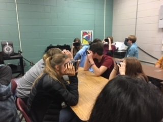 LuanneRowland's tweet photo. Ms. Camacho's Spanish 3 class visiting Machu Picchu with Google Expeditions @AndersonFive #a5Instruction #a5TechTalks https://t.co/0PHgXSJoWw