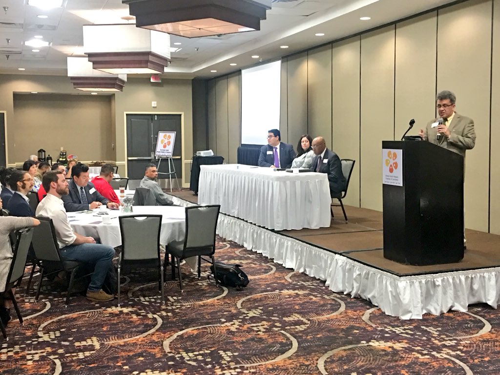 Our <a href="/GAHCC/">GAHCC</a> Small Biz U is off to a great start this morning with Moderator Alfredo Estrada of <a href="/LatinoMagazine/">LATINO</a> and our #AccessToCapital Panel with <a href="/chriserios/">Chris Rios</a> <a href="/bcloftexas/">BCL of Texas</a> &amp; @SmallBizAustin