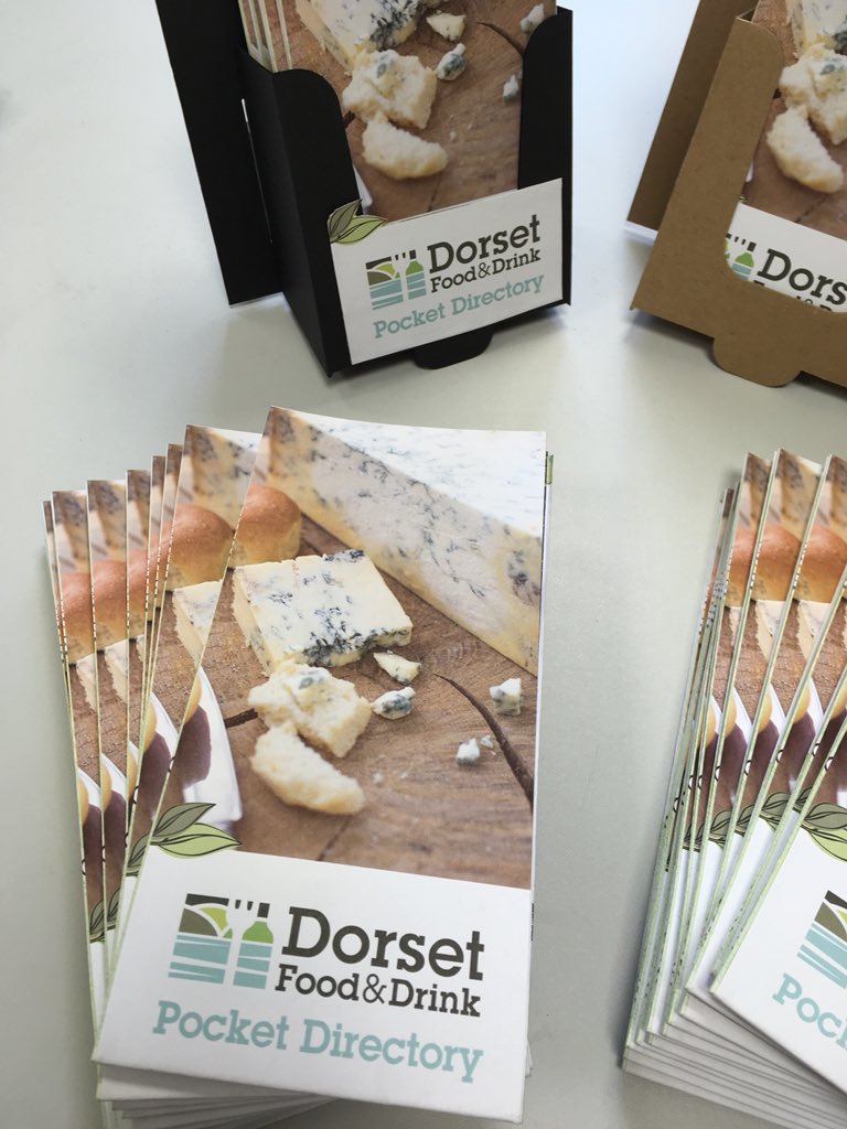 DorsetFoodDrink's tweet photo. It’s arrived!! We now have our new ‘Pocket Directory’, that will go perfectly alongside our new website!😄 Its first outing is this Saturday at @TropicalDorset for our Eat Dorset @ Abbotsbury Gardens Food fair, come along and pick one up!! https://t.co/W60iUW6GHN