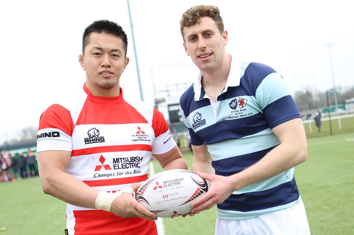 Photo_FortyOne's tweet photo. Images from a great weekend of  rugby. Special occasion to have joint #oxbridge rugby team to play @MitsubishiUK 90th anniversary tour @VarsityMatch @OURFCblues @CURUFC @RhinoTeamwear #rugbyfamily https://t.co/DJZCjiZT8d