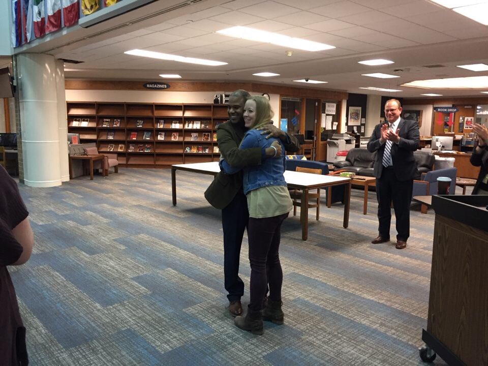 Art teacher Alison Crane is the Blue Valley Kansas Teacher of the Year. She will be considered at the state level for Kansas Teacher of the Year.