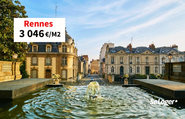 SeLoger's tweet photo. 🔴 À #Rennes, les prix de l'#immobilier augmentent (très) rapidement : +4,4 % en 1 an soit 3.046€/m²‼️👉https://t.co/FYMpXAjpza https://t.co/4E4NdLcYuK