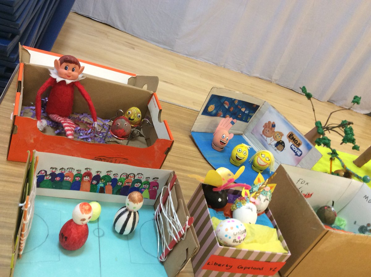 PMPSYear2's tweet photo. Egg xcellent Easter eggs well done to everyone https://t.co/4ToFGIJNuy