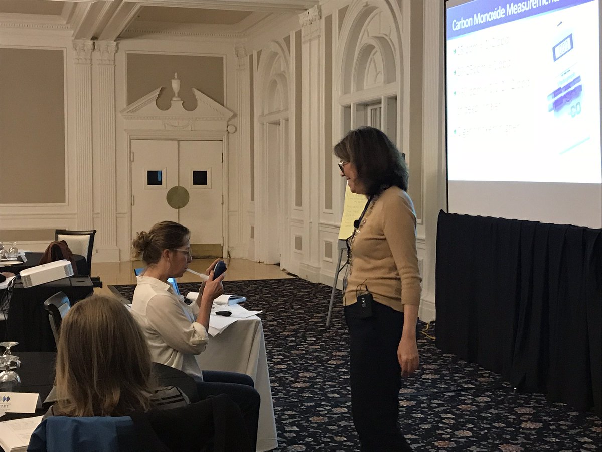 _HealthPrograms's tweet image. Final day of CTTS Training...demonstrating how carbon monoxide monitors can help clients and patients gain freedom from tobacco! #NENYtreatstobacco #UMassCTTRT #saveslivesandmoney