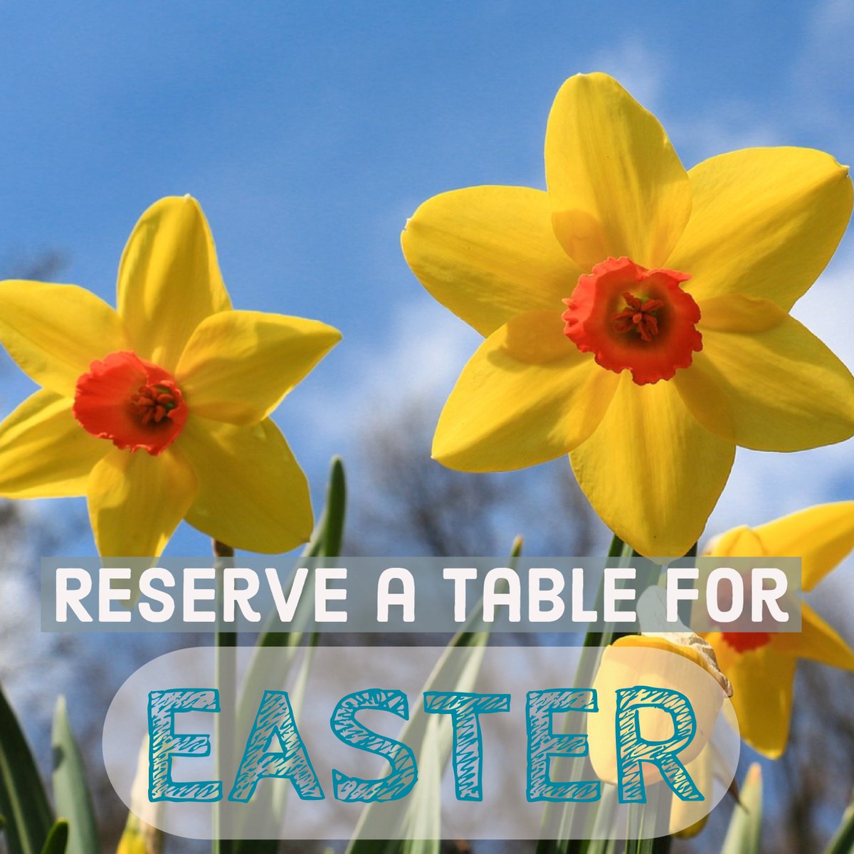 Book now for Easter - a special family meal, birthday or anniversary. Reserve a table on 01524 273338.