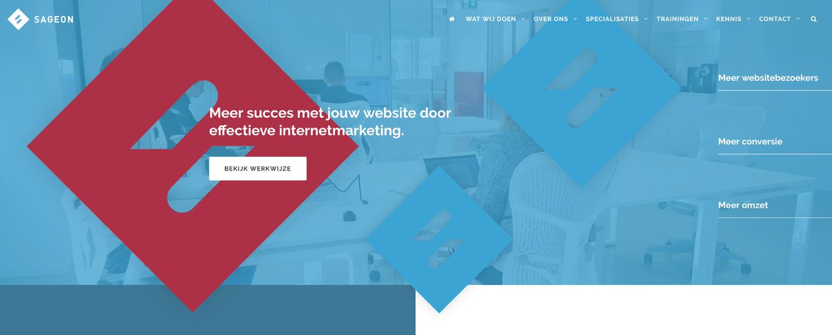 Trots! Onze nieuwe website staat online. Check it out » sageon.nl #website #design #Sageon #Utrecht #online #marketing #site #nieuw