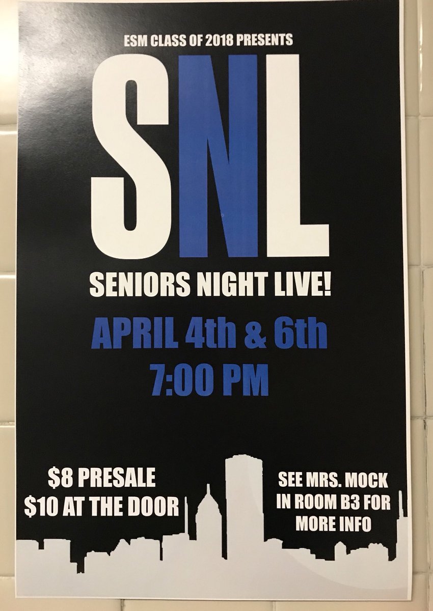 esmclassof2018's tweet photo. Come support the senior class next week!!!!! https://t.co/xOf0CCYauy