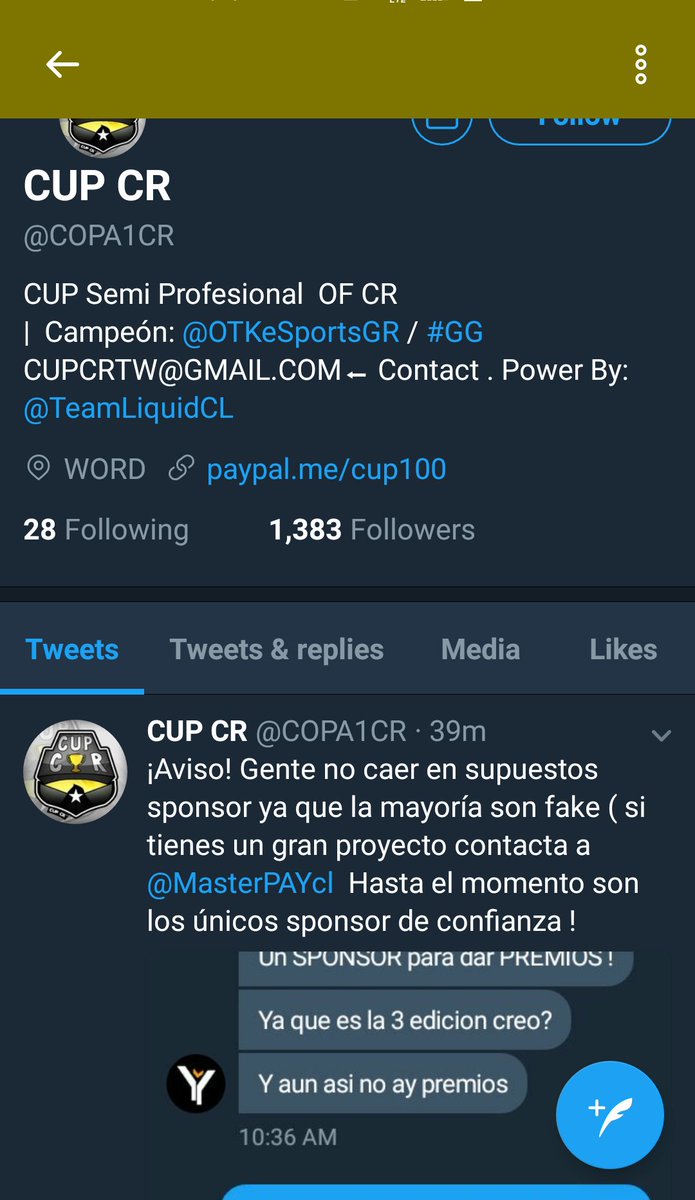 BIGWOPYAYO's tweet photo. When intentas ayudar y ahora resulta que eres Fake 🤔😂 No pues wow https://t.co/pVisr3mMtp