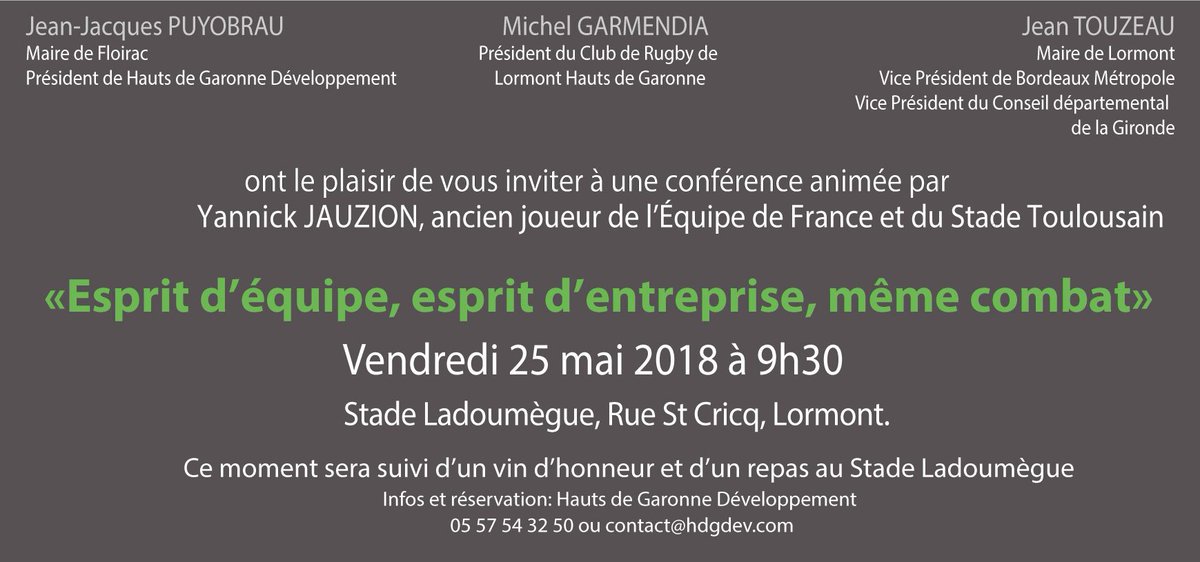 celau64's tweet photo. Seven Touch : Notre parrain Yannick JAUZION animera une conférence Vendredi 25 Mai à 09h30 . Inscriptions ouvertes à tous 05 57 54 32 50 / beapierre@hdgdev.com Je compte sur vous @VilledeLormont @calormontrugby @hdgdev https://t.co/39jsW8xS3k