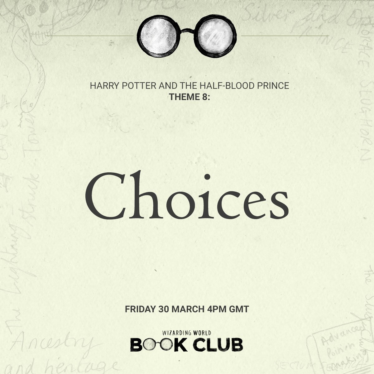 wizardingworld's tweet photo. Some choices are difficult, but joining in with our final Half-Blood Prince @wwbookclub discussion is an easy one! We'll get started in 30 minutes. https://t.co/UQjKKzwwpZ