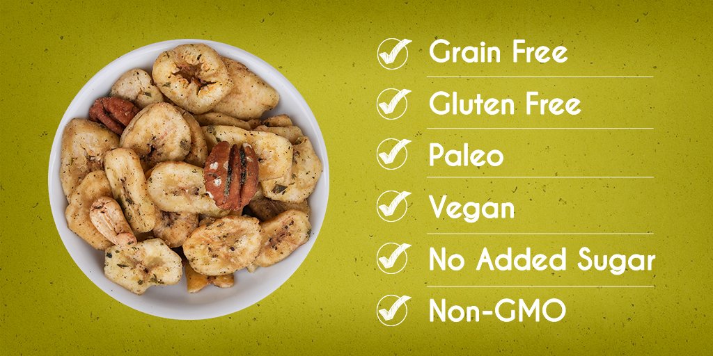 Our #snackmix is called Righteous Ranch for a reason. Bold flavors and simple ingredients. Lose the junk food and pop open a bag of our #healthy snack mixes. As you can see, we only put in the good stuff to give you that post-workout #boost or save you from your 2pm slump.