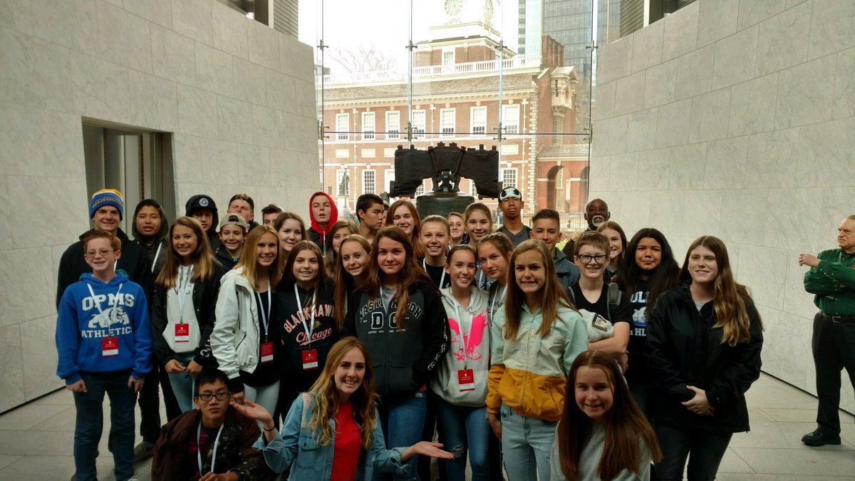 Olive Peirce Middle School eighth graders left for their Washington DC trip yesterday! We hear the cherry blossoms are in bloom 🌸
