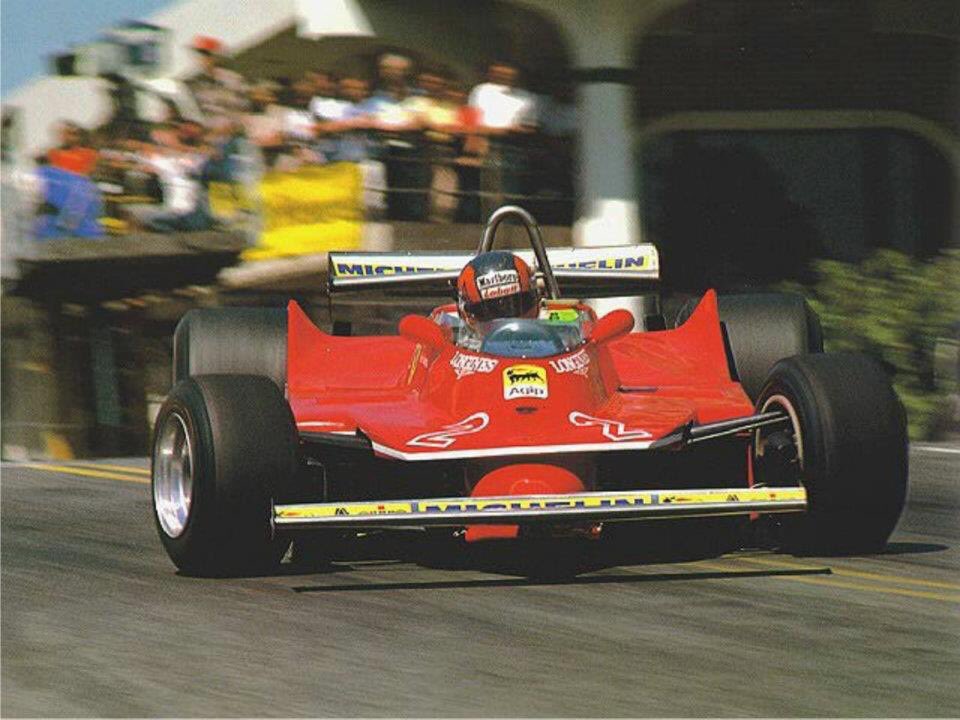 Drifting in an F1 car? Who else other than Gilles Villeneuve - great shot of the F1 legend in action  #F1 #F1History