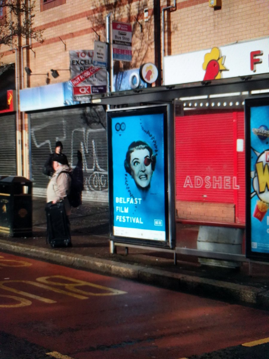 BelfastFilmFes1's tweet photo. Bette about town! Festival starts two weeks today. Have you got your tickets? https://t.co/PgFvIVd8mi https://t.co/g6CPdXRMgI