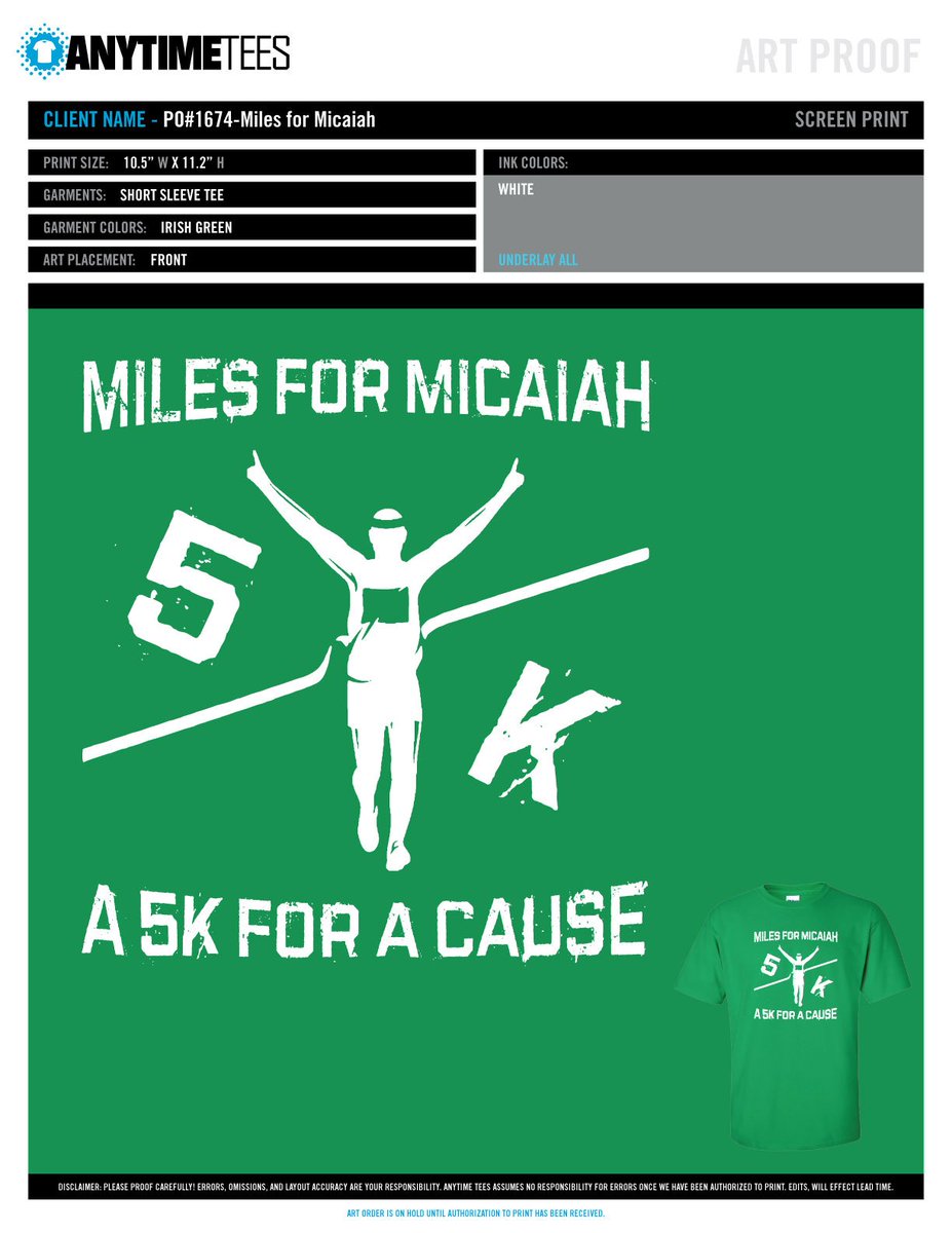 CoachKoenck's tweet photo. Miles For Micaiah:  A 5K For A Cause
The 5K is scheduled for Saturday, May 12 from 9am-12pm
Go to https://t.co/WXnX6rrQpN to register and order a t-shirt @KMABroadcasting @TreynorCSD @TreynorNation https://t.co/ymBzjBhTNH