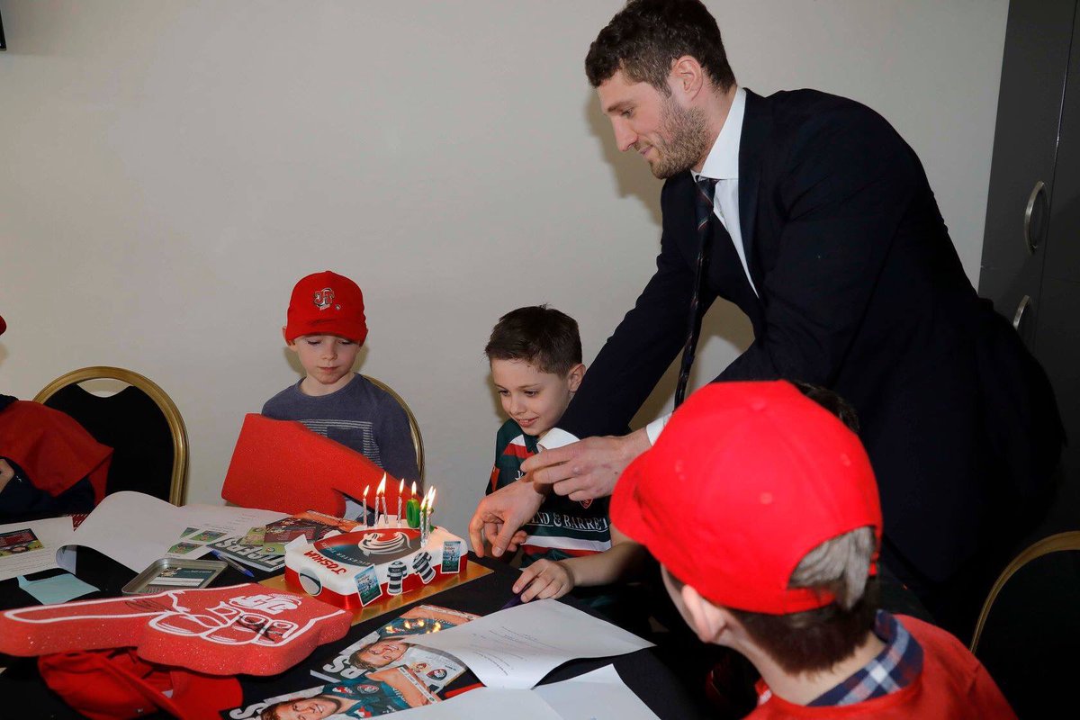 🎂 We welcomed Joshua Parsons to Welford Road last weekend for his birthday celebration with friends at our clash with Wasps!