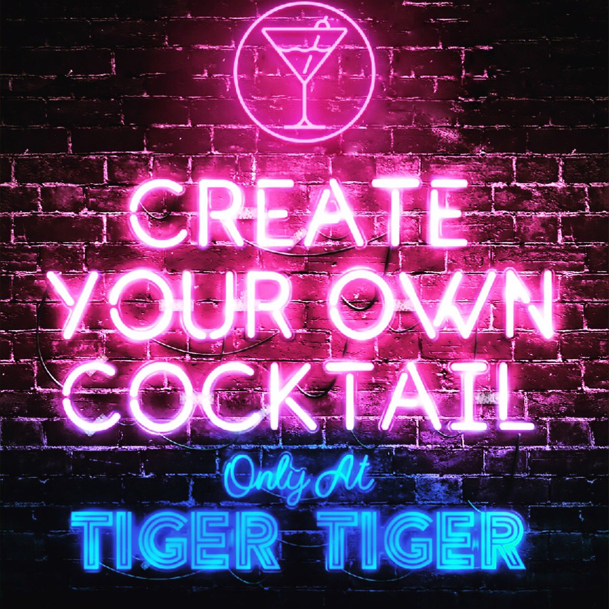 Struggling for Ideas on what to do tonight? Join us at Tiger Tiger for #CocktailClub! Create your own Cocktail for just £5!