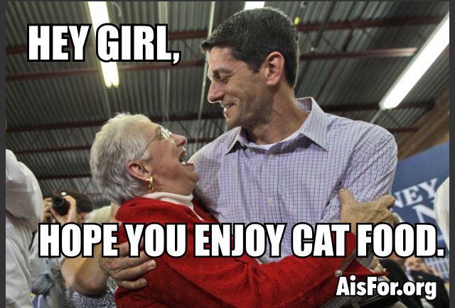 @BeSunHappy8 @BlueVotr @PRyan @SpeakerRyan ...........And you all get to buy your cans of Fancy Feast.