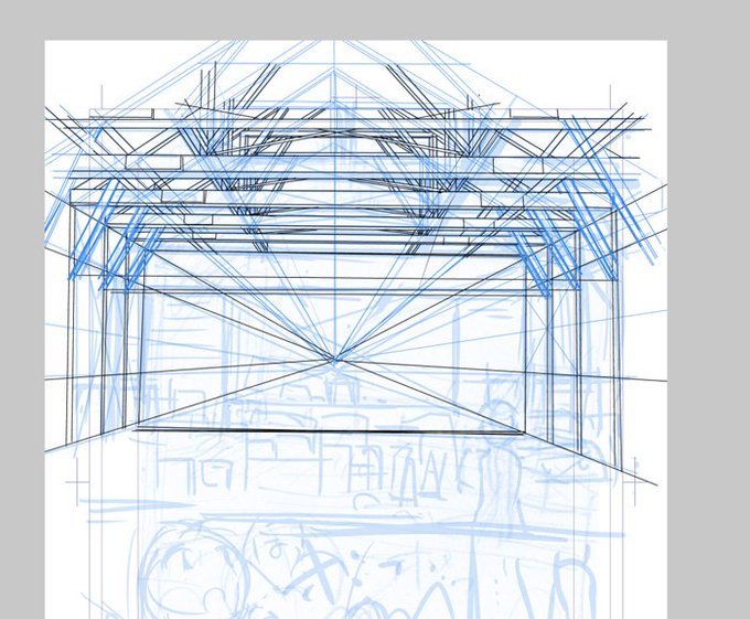 描いてて思った どうせ影部分だから斜線でほぼ潰れる 