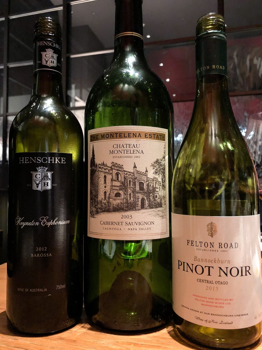 RussMcF's tweet image. All you can #beef feed of #Tbones, #tomohawk, #Lbones with a #magnum of #chateaumontelena 2003 #cabernet (outstanding), @henschkewine #barrosa, @feltonroadwine #pinotnoir @AustWineTasting @winewankers #napa