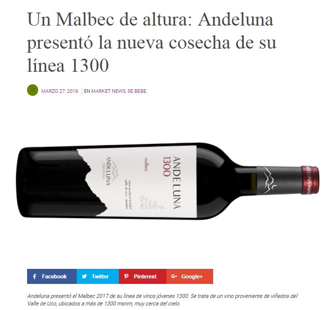 BodegaAndeluna's tweet photo. Terminen esta #SemanaSanta2018 y #feriado brindando con un #andeluna 1300 #malbec2017 ✨ ✨ Buen lunes! #BodegaAndeluna #Andeluneando #tinto #Vino
https://t.co/miwnq533Cd https://t.co/WLGPSuu9nj