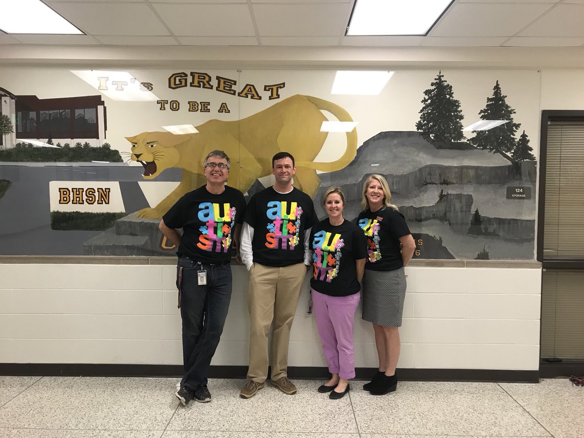 “Diversity is the one true thing we all have in common. Celebrate it every day.” #AutismAwareness <a href="/bhsnbestbuddies/">BHSN Best Buddies</a>