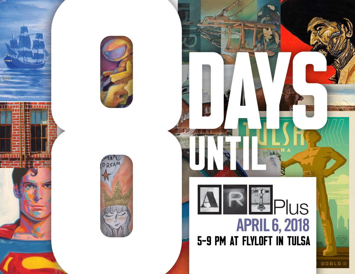 OSUITViscom's tweet image. In 8 days we are packing up this show and driving 45 minutes north to Flyloft in Tulsa! We&apos;ll have art, prints, t-shirts, beer, wine, snacks, and live music performed by an iPod connected to a boombox we bought in 1994. Rock and roll!