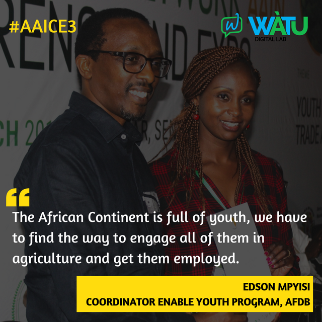 watulab's tweet photo. That's the way to go if we want to fight against the unemployment of youths for a better Africa.
Visitez 👉🏾 https://t.co/62CmVrhvMs
#AAICE3 | #YouthInAg | #sunuMbay https://t.co/oWlbCQCR5J