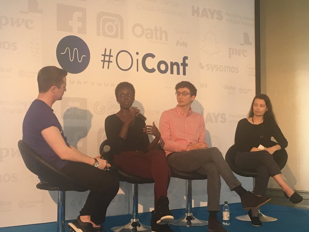 BecRE_Events's tweet photo. Big businesses watch out! Our business future is right here, agile, innovative and flexible. YENA panel at #OIConf. https://t.co/m1VqW9qxtq