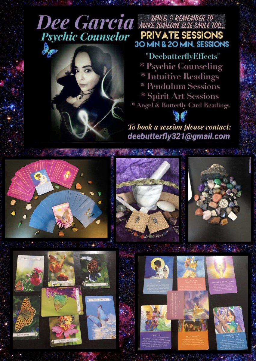 DeeParanormal's tweet photo. Contact me if you would like to book a reading!! https://t.co/hW4X9ecdZm