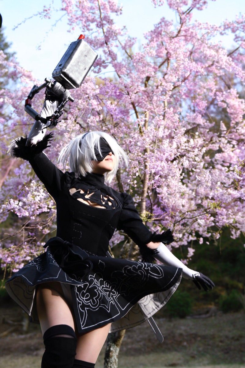 ট ইট র ゆきのえる Nier Automata 2b こちら ヨルハ部隊2b バンカー 6oに通信 希少な花 の写真データ 送信完了 Photo Matsurism ニーアオートマタ