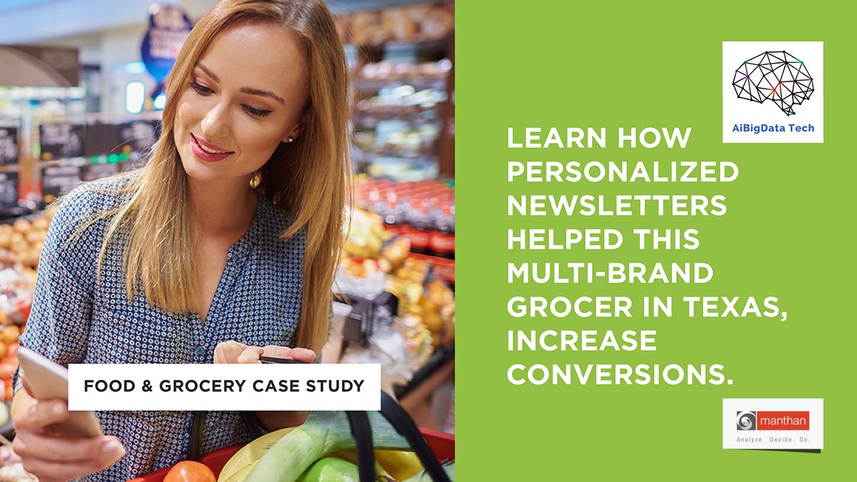 AibigDataTech's tweet image. Download a Case Study- bit.ly/2GUI4lz to know how Personalized Newsletters helped this multi-brand grocer in Texas, increase conversions.
#retailers #retailanalytics #prescriptiveanalytics #customeranalytics #BigData #ArtificialIntelligence