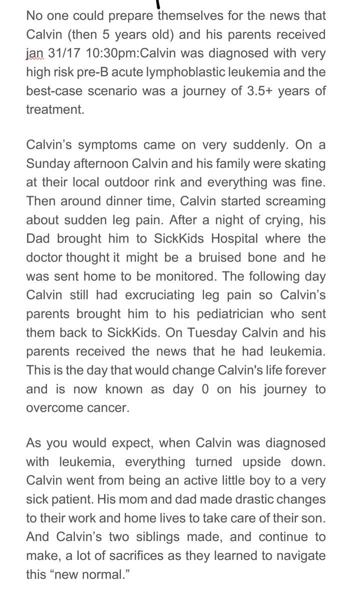 Bmill35's tweet photo. This is 6yr old Calvin. His story was difficult for me to read. In the last yr he's had more "terrible" days than most of us will experience in a life time.
He has a huge battle ahead, but he's so strong, brave & inspires the hell out of me!
Keep fighting Calvin!
#TerryFoxMask https://t.co/p1shvssPP3