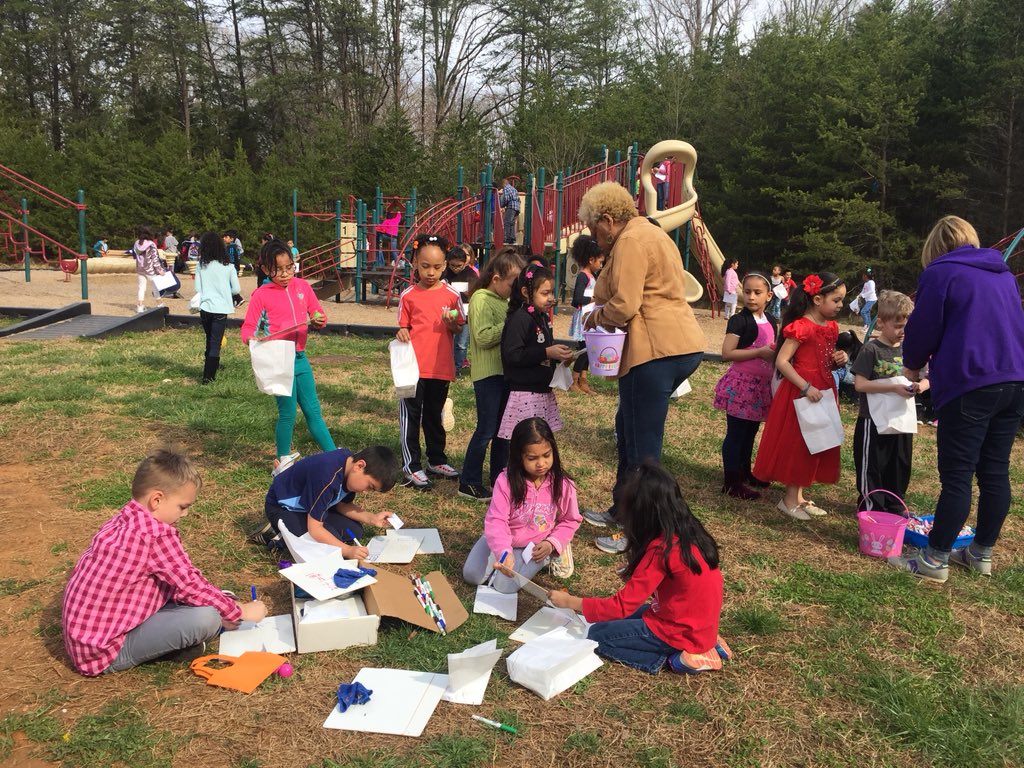 First grade math Easter egg hunt <a href="/GibsonGrizzlies/">Gibson Elementary</a> .