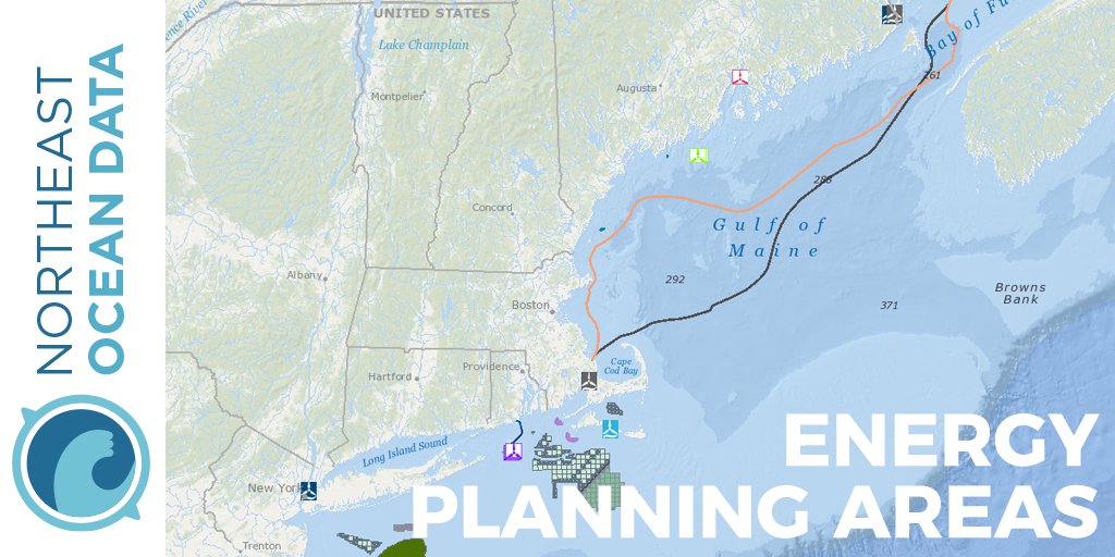 NEOceanData's tweet photo. Where are #renewable #energy projects being studied, permitted, or operating in #NewEngland and #NewYork #ocean waters? Interactive map on redesigned Northeast Ocean Data Portal : https://t.co/XxIdcm4pg1 #offshorewind #hydrokinetic #atlanticlink @RI_CRMC @MassEEA @BOEM_DOI https://t.co/DpWyReoybA