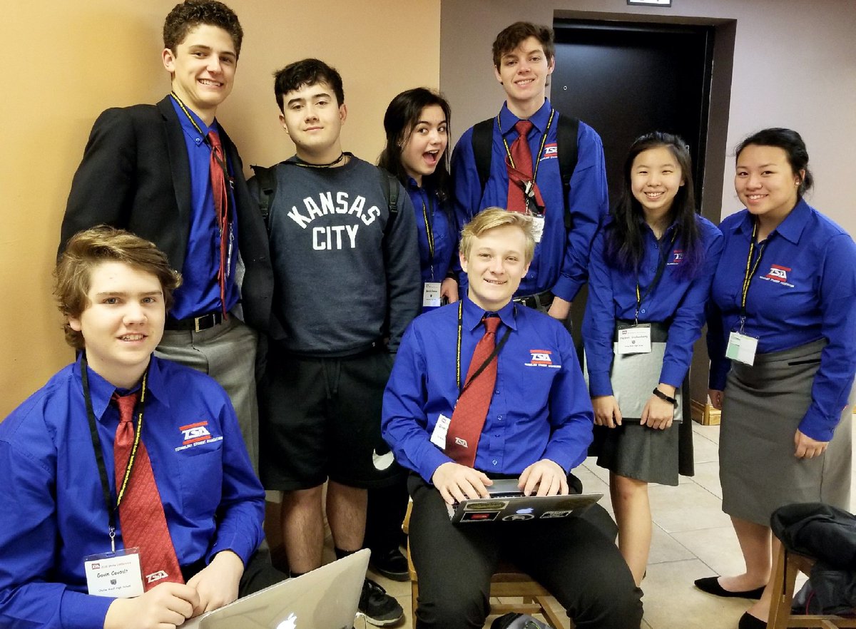 Shout out to our students smiling through their exhaustion. We are very lucky to have some incredible kids to kick off this program! 🚀 #proud  #olathewest