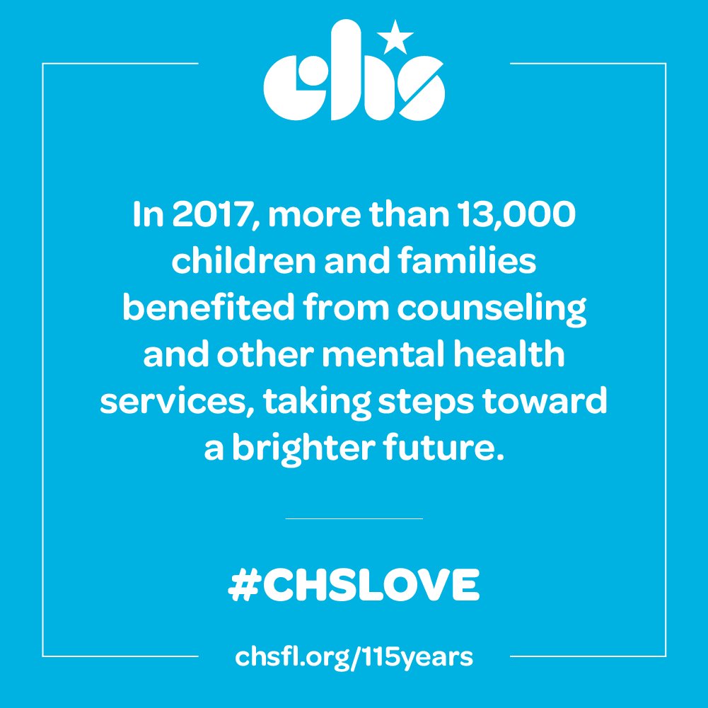 Children's Home Society of Florida empowers children and families to realize their full potential.  WE have the size, scope &amp; depth of innovative solutions that dramatically change lives and transform communities.  Support &amp; join US today: chsfl.org/115years.