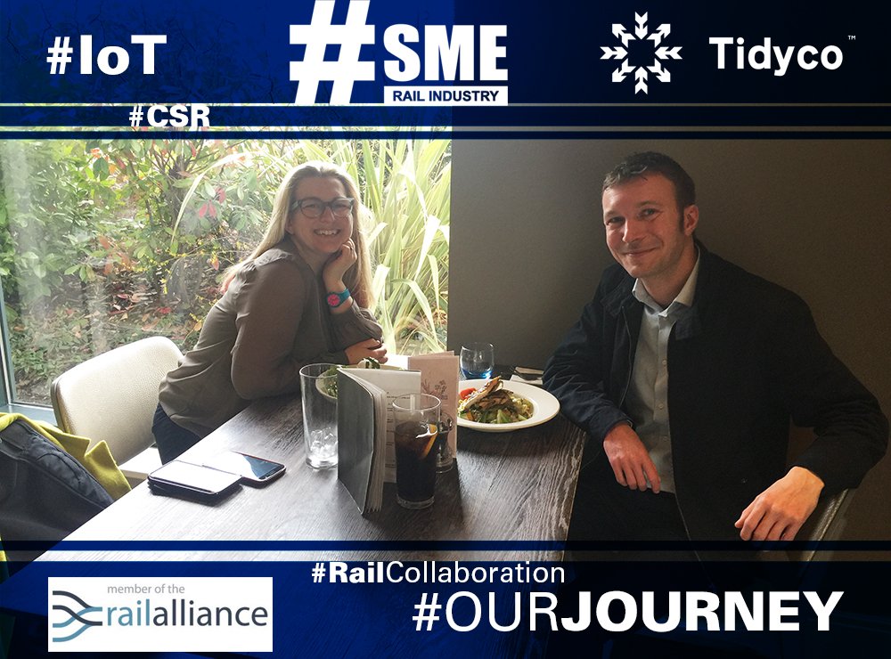 TidycoLtd's tweet photo. Fantastic meeting with #railLEGEND @LUCYLucyprior from @therailalliance | #IoT | #CSR | #RailCollaboration | #OurJourney https://t.co/RXmmg7AFIF
