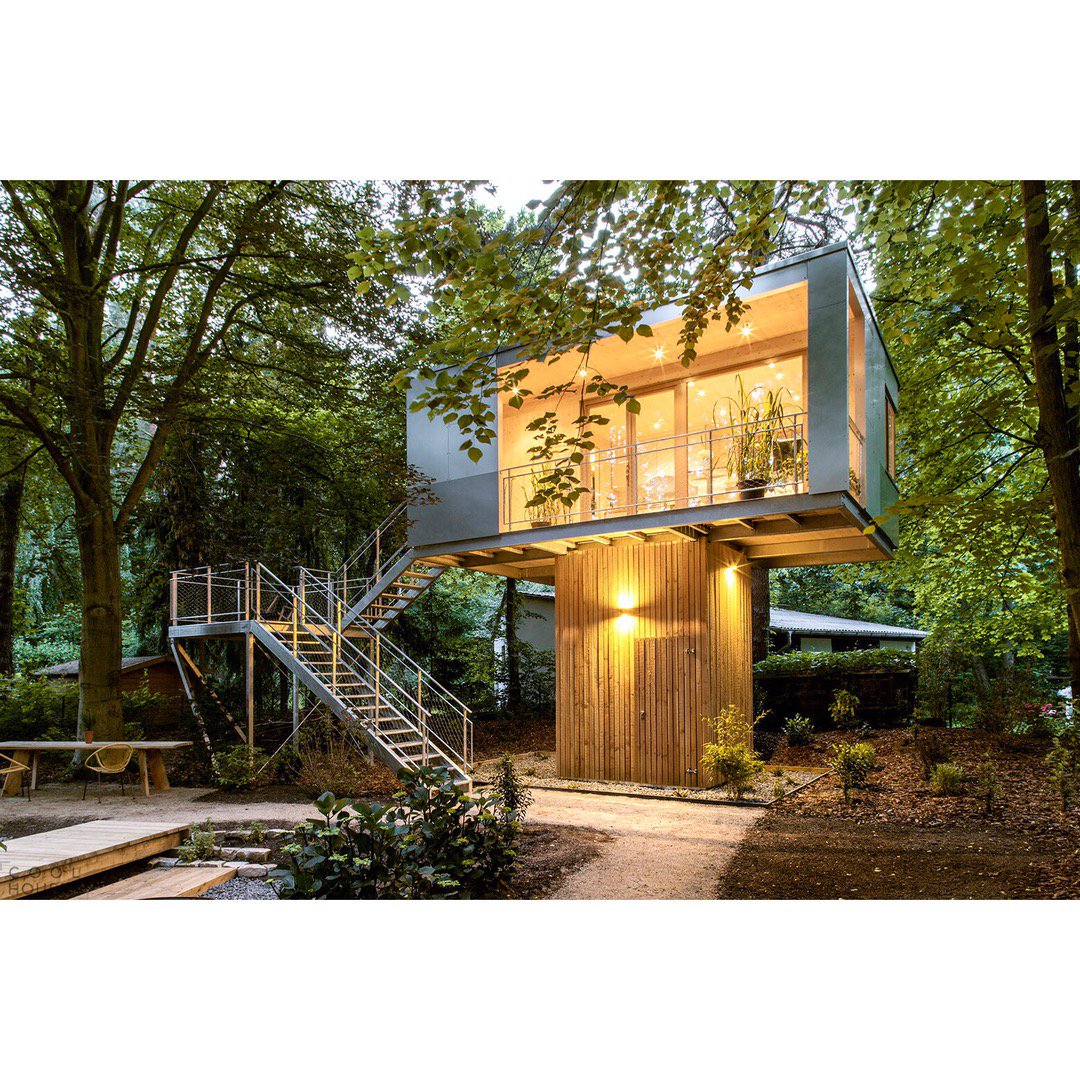 EmozioniDC's tweet image. Современный дом на дереве в Берлине. Воплощенная в жизнь мечта детства!
.
#домнадереве #архитектура #дизайн #Берлин #emozionidc