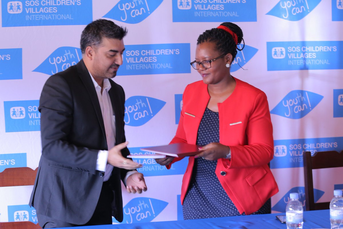 soscvrwanda's tweet photo. SOS Children’s Villages Rwanda signed 2 years Memorandum of Understanding (MOU) with ISON BPO RWANDA LTD #SOSCVESAF #SOSCVWCAF #NOCHILDALONE @isonbpo @AimeeMuziranen2 @franklinmurangi https://t.co/da3uuNBDd4