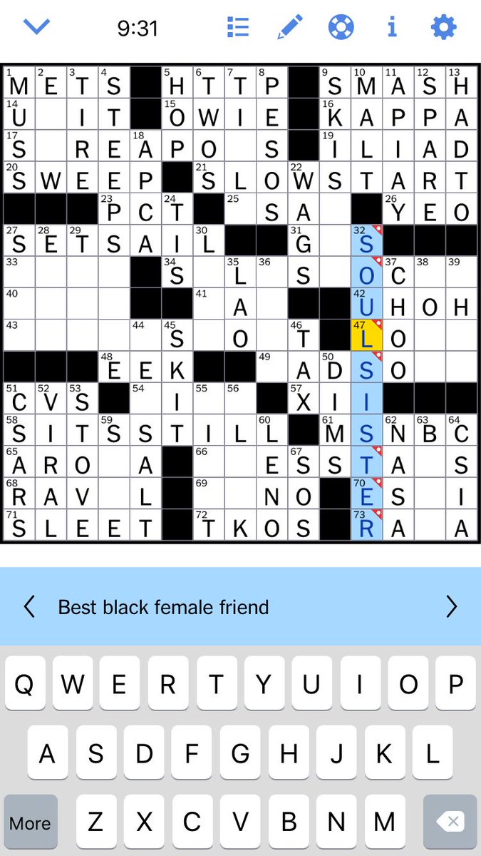 Hey <a href="/NYT_Crossword/">Katy</a> Want to explain this racist clue and answer? Shocked/not shocked. 2015 was so long ago... cc <a href="/Will_Shortz/">Will Shortz</a>