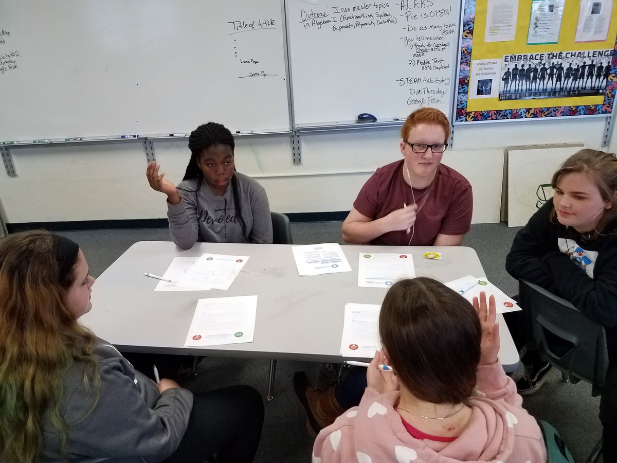 kristamayo83's tweet photo. On the Table talks in advisory today. Student's making their voice heard on topics that effect their communities and schools. #OnTheTable18 https://t.co/0q6EKx1wtx